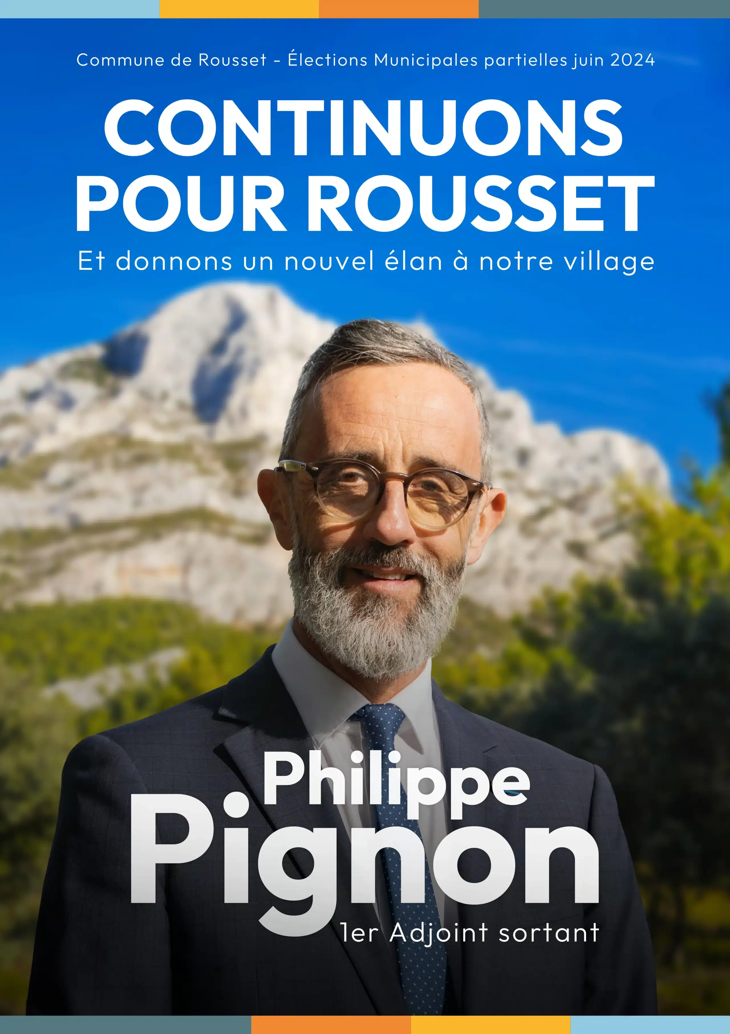 Affiche de campagne Philippe Pignon